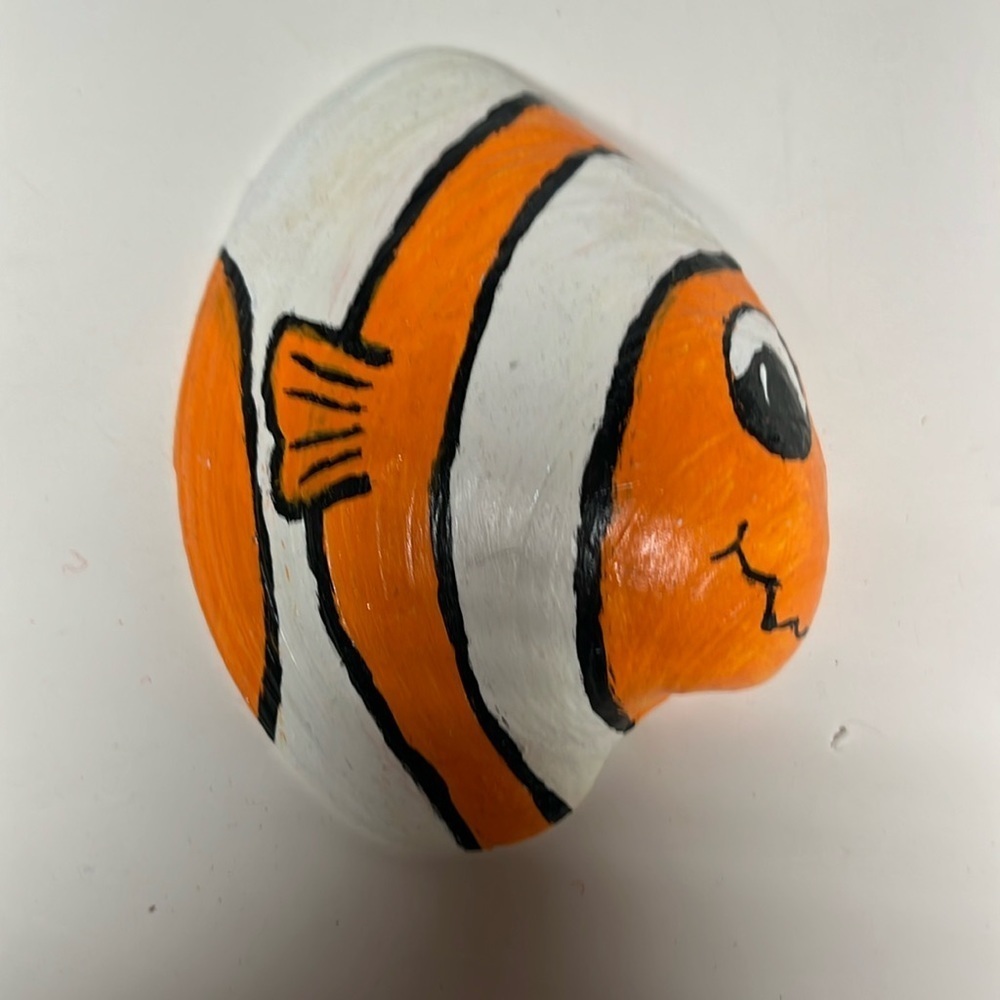 Handcrafted Tropical Fish Shell Trinket Dish | Coastal Nautical Decor Gift
